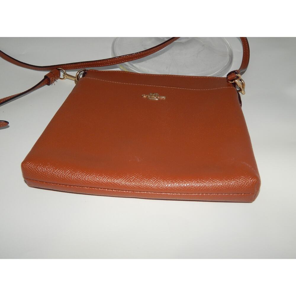 Coach Kitt Messenger Crossbody Crossgrain Leather Pochette Messenger bag - Picture 6 of 6